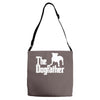 the dogfather  nerd retro der pate godfather fun Adjustable Strap Totes