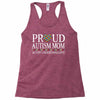 proud autism mom Racerback Tank