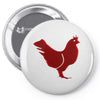 chiken red Pin-back button