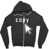 Copy Paste Matching Zipper Hoodie