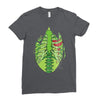 skeletal halloween Ladies Fitted T-Shirt