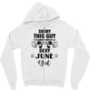 sorry this guy is already taken by a super sexy  june girl Zipper Hoodie