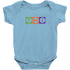 eat sleep radio Baby Onesie
