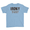 irony the opposite of wrinkly Youth Tee