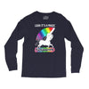 look it's a magical fck unicorn funny Long Sleeve Shirts
