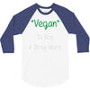 not a dirty word 3/4 Sleeve Shirt