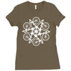 rltw bicycle circle kaleidospoke Ladies Fitted T-Shirt