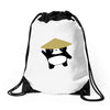 panda2 Drawstring Bags