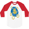 sad hedgehog 3/4 Sleeve Shirt