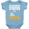 relationship status taken by a roofer Baby Onesie