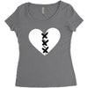 XXXTentacion Heart Women's Triblend Scoop T-shirt
