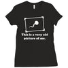 this is a very old picture of me Ladies Fitted T-Shirt