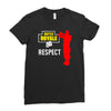 respect batle royal gaming Ladies Fitted T-Shirt