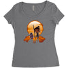 jakku sunset Women's Triblend Scoop T-shirt