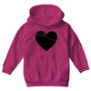black heart Youth Hoodie