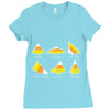 candy corn are triangles Ladies Fitted T-Shirt