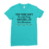 the tree isn't the only getting lit this christmas Ladies Fitted T-Shirt