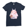 totoro with asian landscape Ladies Fitted T-Shirt