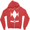 ranger team costume Zipper Hoodie