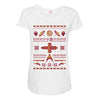 shiny sweater Maternity Scoop Neck T-shirt