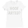 hoof arted Ladies Fitted T-Shirt