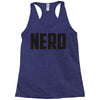 nerd (3) Racerback Tank