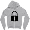 padlock Zipper Hoodie