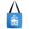 reel great dad Tote Bags