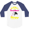 my pitbull is a sweetheart 3/4 Sleeve Shirt