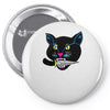 balck cat Pin-back button