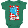 funny vespa chequer board, ideal gift or birthday present Baby Bodysuit