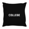 college Throw Pillow