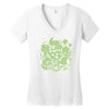 meet the neighbors Women's V-Neck T-Shirt