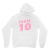team 10 light pink Unisex Hoodie