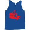 Canada Continent Roots Tank Top
