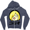 yuri on ice happy Zipper Hoodie
