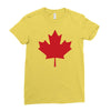canada international baseball Ladies Fitted T-Shirt
