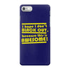 i hope i dont black out because this is awesome iPhone 7 Case