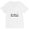 Want More Beer Please Black V-Neck Tee