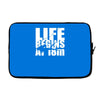 ow life begins at 18 meters Laptop sleeve