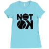 not ok baseball Ladies Fitted T-Shirt
