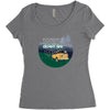 Way Down We Go Women's Triblend Scoop T-shirt
