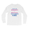 don't be jealous just because i'm a super cute november girl Long Sleeve Shirts