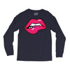 sexy lip biting Long Sleeve Shirts