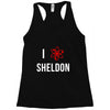 i heart sheldon Racerback Tank