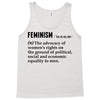 Feminism Noun Tank Top