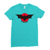 red batman Ladies Fitted T-Shirt