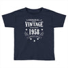 original parts vintage established 1958 perfectly aged Toddler T-shirt