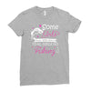 real girls go fishing Ladies Fitted T-Shirt