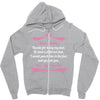 Dear Daddy, Thanks for Being my Dad Baby Boy Letter to Father Zipper Hoodie